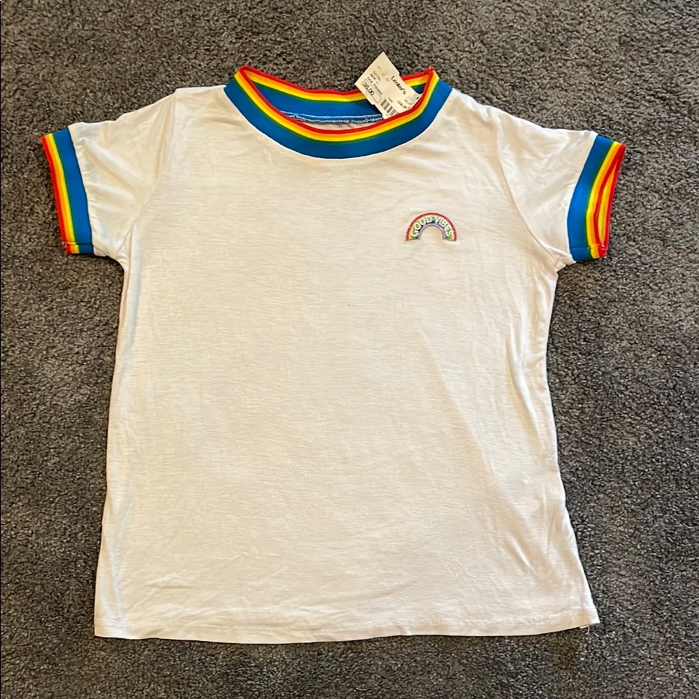 Rock & Candy Children’s Tshirt with rainbow details